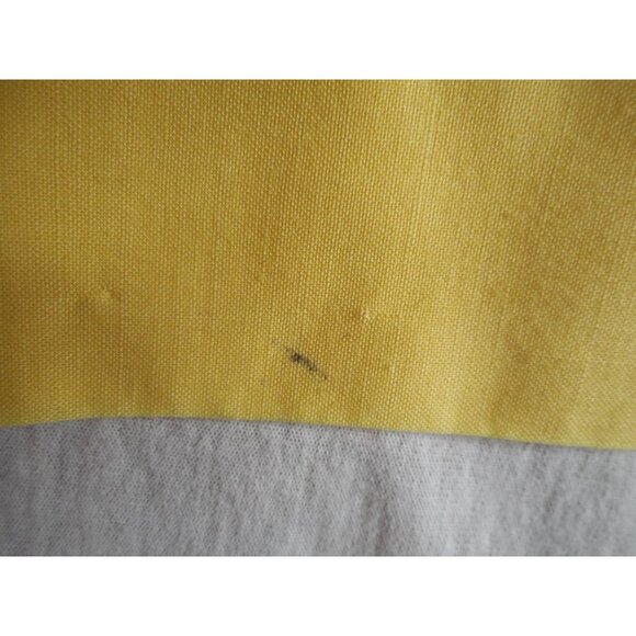 Vintage White Yellow Checked Standard Pillowcase Dantrel Muslin cottage chic - Picture 3 of 4